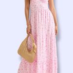 Altar'd State Altar’d State Pink Floral Maxi Dress Photo 0