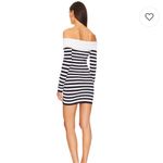 Revolve Lovers and Friends Aradi Dress in Navy & White Photo 2