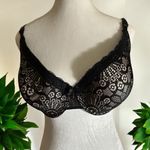 Adrienne Vittadini  Studio Black Lace‎ Overlay Bra Style 5575 Size 40DD Photo 0