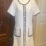 Alexia Admor  Ivory and Black Tweed Dress Photo 0