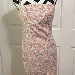 Brooks Floral Pink Spaghetti Strap Dress Photo 0