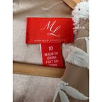 Anthropologie  BHLDN Monique Lhuillier Lace Cocktail Wedding Dress 10 Tiana White Photo 5