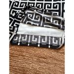 Touch Me  Women’s Black White Geometric Bodycon Dress Size M Stretch Photo 2