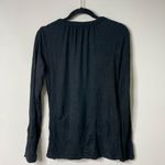 Banana Republic  Black Stretch LS Shirt Medium Photo 3
