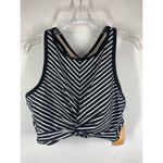 Kona Sol  Twist Tie Tankini Swim Top Size Large NWT Photo 1