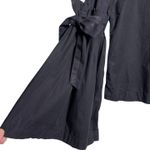 Free People Women’s Bow Tie Bell Sleeve So Obviously Yours Black Top Photo 3