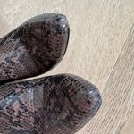 14th & Union  Brown Shiny 3.5” Block Comfort Heel Knee Boot Size 6.5 Stretch Calf Photo 5