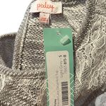 Pixley Womens S Harold Lace Detail Knit Top Light Gray Casual Summer Lightweight Photo 3