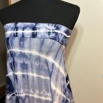 Hot Girl Maxi flowing Blue and White Skirt Size M Photo 6
