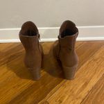 MIA Western Side-Zip Sunset Bootie - Brown Pointed Toe Block Heel Bootie Photo 3