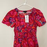 Sugar Lips NWT Women’s Silvia 100% Cotton Floral Maxi Dress Red Medium Photo 7