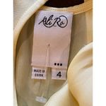 Ali Ro Yellow Silk Tank Overlay Geometric Sequins Skirt Mini Dress Size 4 Photo 7