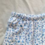 White blue floral long skirt Photo 1