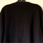 Jenni Kayne  Cocoon Cardigan Oversized Cashmere Black Small GUC Photo 6