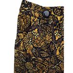 Etcetera Skirt Size 2 Brown Black Gold Knee Length Cotton Spandex Designer Photo 3