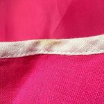 Nine West  Women's Size 10 Pink Sleeveless Sheath Dress Floral Hem Linen Photo 7