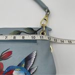 Anuschka  “Garden Jewels” Hand Painted Shoulder Bag Medium Handbag Purse New Photo 8