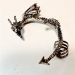 Dolls Kill NEW - Fantasy Gothic Silver Dragon Ear Cuff - Statement Jewelry Photo 5