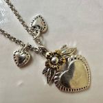 Lucky Brand two tone heart pendant necklace Photo 4