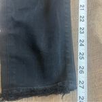 Lucky Brand Bridgette Skinny Black Jeans Womens Size 14 Raw Hem Basic Staple Photo 8