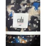 CAbi  Women's Starry Night Ruffle Blouse Long Sheer Sleeves Medium Photo 2