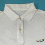ARNOLD PALMER signature polo short sleeve vintage golf shirt side splits size S White Photo 3