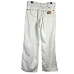 Wrangler  Worldwide 661 Mid-rise Wide-Leg Jeans 27 Cream Hemp Cotton Some Wear Photo 2