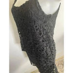 Romeo + Juliet Couture Black Lace Romper Size S Shorts Crochet Summer EUC! 0153 Photo 8