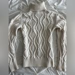 Cream Cable Knit Sweater Size 2 Photo 1