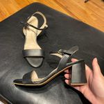 Cole Haan Josie Leather Ankle Strap Chunky Block Heeled Kitten Sandals Photo 0