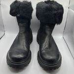 ECCO Women's Tredtray Pull on Shearling Boot Fashion Black Size 10 Photo 8