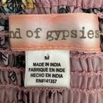 Band of Gypsies Band of Gypies Moissanite Corset Bodice Wide Leg Romper Dress Floral SZ M Photo 10