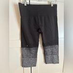 Lululemon  Seamlessly Street Crop Athletic Leggings Size 10 Black Capri Thick Photo 2