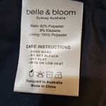 NWT Belle‎ & Bloom Womens Navy Manhattan Cropped Trench Coat Medium Blue Photo 6