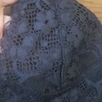 Free People  Black Floral Lace Edgy Whimsigoth Girly Halter Bralette Size Small Photo 1