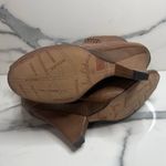 Sam Edelman  | Women's Brown Leather Festival Boho Peeptoe Krosby Boots Sz 9 Photo 6