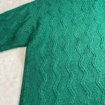 Esprit Vintage Cable Knit Sweater Womens Large Oversized Green Mohair Wool Blend Photo 9