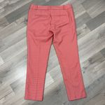 The Limited  Printed Herringbone Knit Ankle Crop Pants Coral Red Size 4 Photo 6