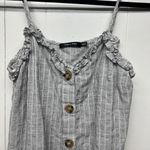 Doe & Rae Fringe Flowy Coquette Beach Western Cottagecore Women's Top Size Small Photo 2