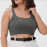 Everlane The Cozy Gray Stretch Cropped Wool Blend Tank Top Photo 0