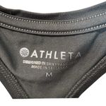 Athleta  Racerback Camouflage Tank Top Size M Womens Gray/black Camp Yoga Photo 2