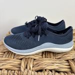 Crocs  Sz 10 Womens Literide 360 Pacer‎  206705  Lace-Up Navy Blue Sneaker Photo 3