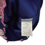 Olive & Pim Blue Floral Surplice Sleeveless Jumper Romper Size Small Ruffles Photo 5