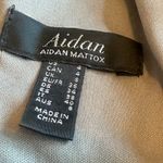 Aidan Mattox Silver Mini Dress Deep V Photo 10