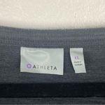 Athleta  Black No Sweatin’ It Sharkbite Top, Size XL Photo 2