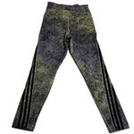 Adidas  Leggings Womens Medium Green Purple Feel Brilliant 7/8 Tights Climalite Photo 1