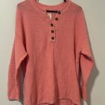 Aerie  Barbie Pink Oversized 100% Cotton Button Up Sweater Loungewear Size S Photo 0