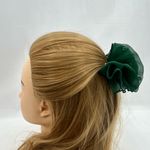 Vintage Emerald Green Hairbow Photo 4