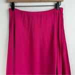J.Crew Satin Pleated Midi Skirt Sz XS Bright Barbie Pink Photo 7