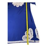 Blue Embroidered Tunic Dress Bohemian Festival Casual Cute Size M Photo 6